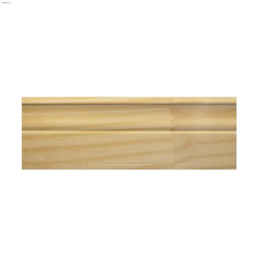 4-1/8" x 3/8" x 16' Pine Colonial Baseboard Moulding