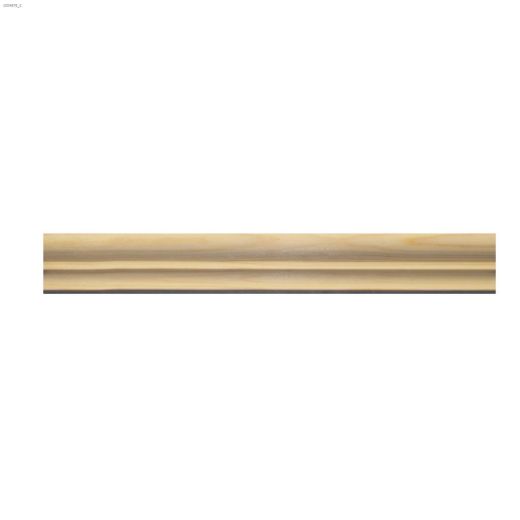 1-5/8" x 7/16" x 8' Corniche en pin clair massif