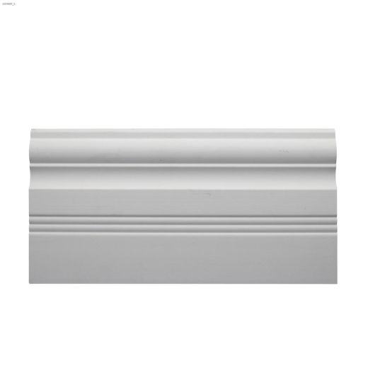 6-1/2" x 5/8" x 8' Primed MDF Victorian Baseboard Moulding