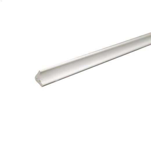 1/2" x 1/2" x 8' Primed Pine Cove Moulding