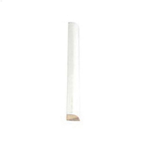 11/16" x 7/16" x 8' Primed Pine Base Shoe Round Moulding