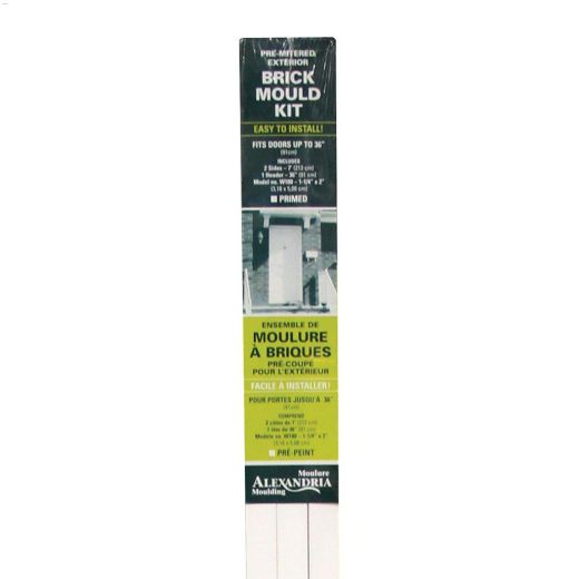 2" x 1-1/4" x 36" Primed Pine Brik Moulding Set