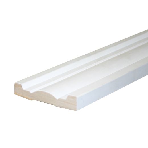 3-1/2" x 5/8" x 14' 3" Primed MDF Casing Moulding