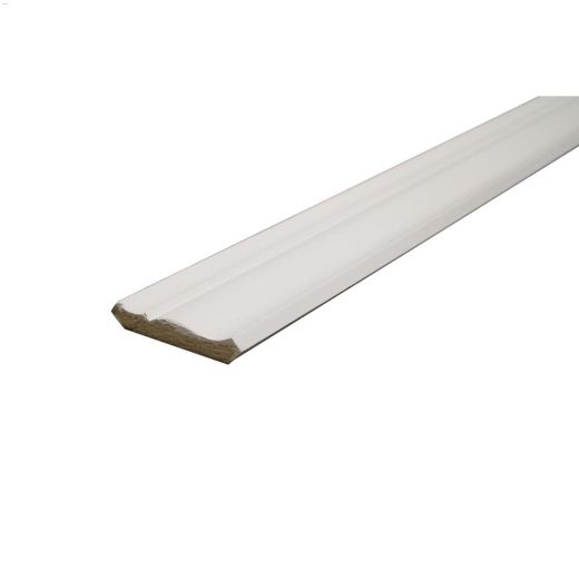 3-1/8" x 9/16" x 16' Primed Pine Crown Moulding