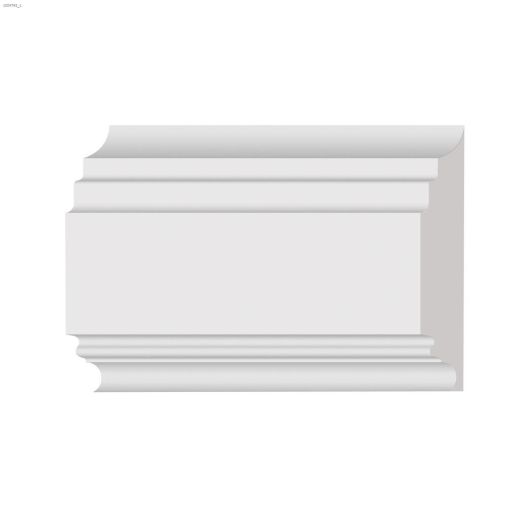 3-5/8" x 1" x 8' Architrave apprêtée en MDF