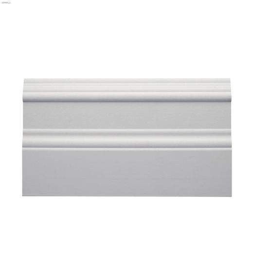 5" x 5/8" x 8' Primed MDF Colonial Baseboard Moulding