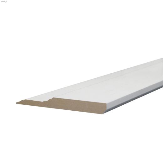 5-1/2" x 5/8" x 8' Primed MDF Step Baseboard Moulding