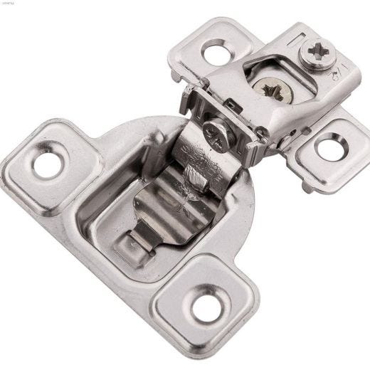 Bright Nickel Steel Face Frame Hinge