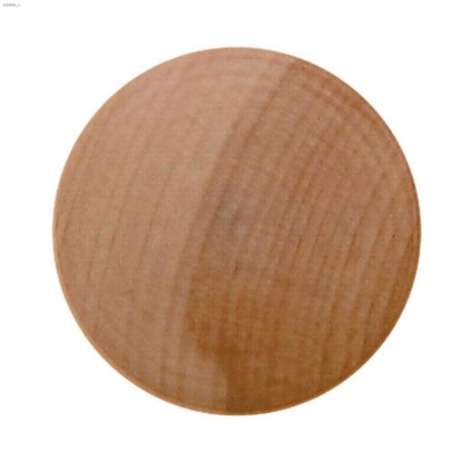 1\" Unfinished Wood Natural Woodcraft Door Knob-2\/Pack