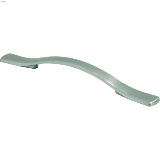 5.04\" Satin Nickel Euro Contemporary Door Pull
