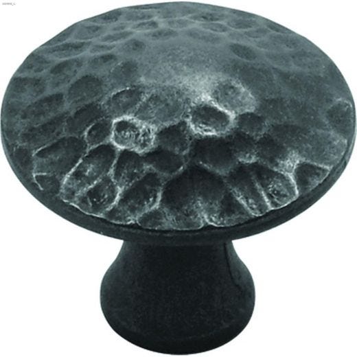 1-1\/4\" Black Iron Craftsman Round Door Knob
