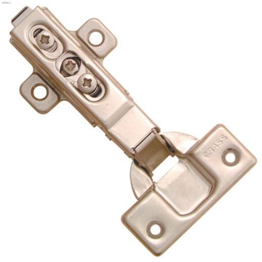 Bright Nickel Steel Eruo Full Overlay Hinge