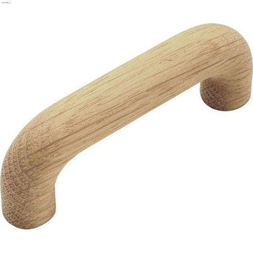 3\" Unfinished Wood Natural Woodcraft Door Pull