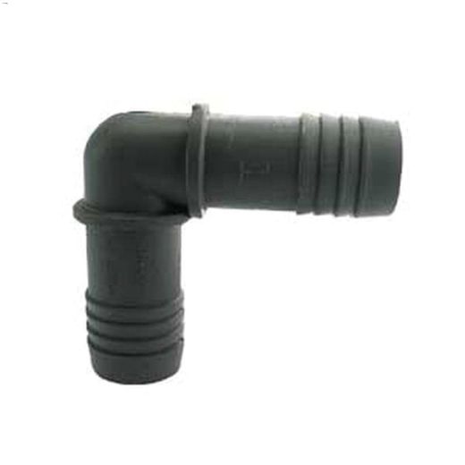 1\/2\" Insert End Gray Nylon 90 Degree Hose Elbow