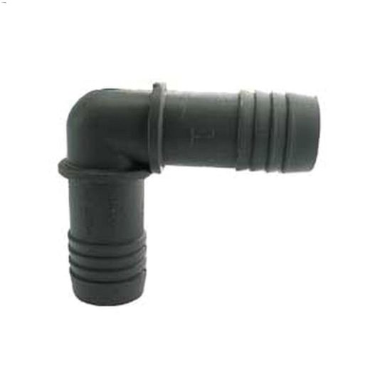 1-1\/4\" Insert End Gray Polyethylene 90 Degree Hose Elbow