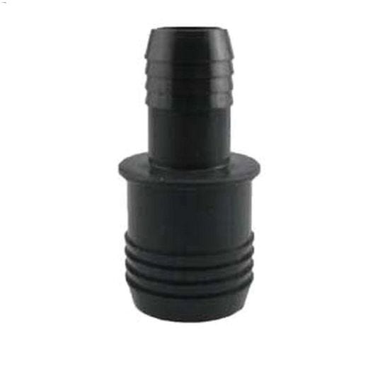 1-1\/4\" x 1\" Gray Polyethylene Hose Reducing Coupling