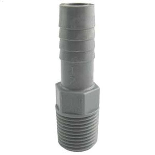 3\/4\" Insert x MPT Gray Polyethylene Pipe Adapter
