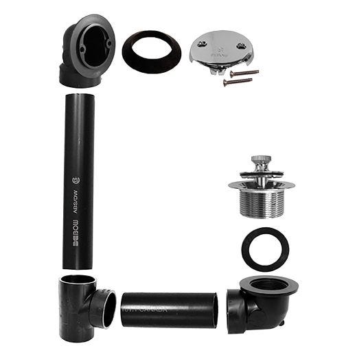 Bath Waste Overflow Kit Without Lift Lock