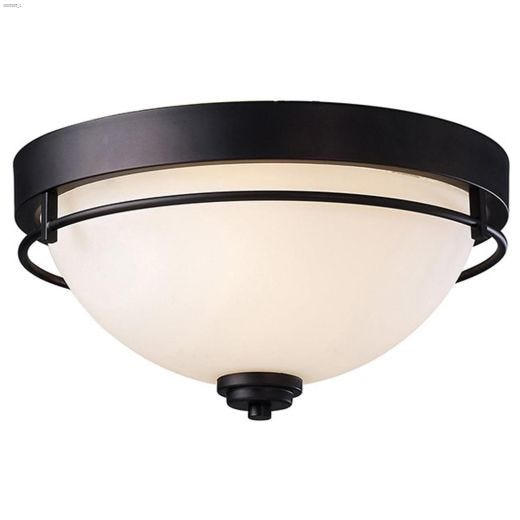 Somerset 3 Light A 60 Watt ORB Flushmount Light