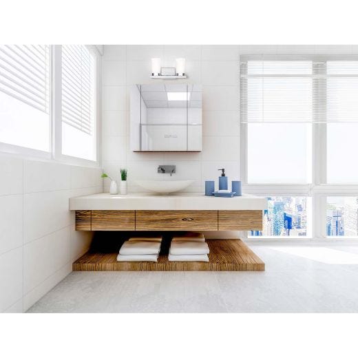 Luminaire de meuble-lavabo à 2 lumières Milo