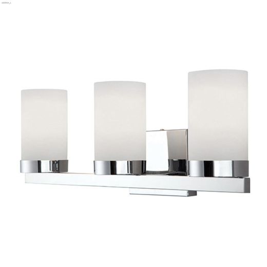 Milo 3 Light A 100 Watt Chrome Vanity Light