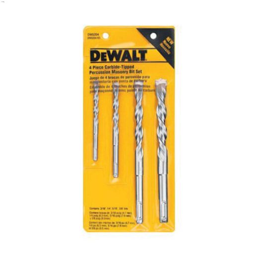 4-Piece Masonry Drill Bit Set