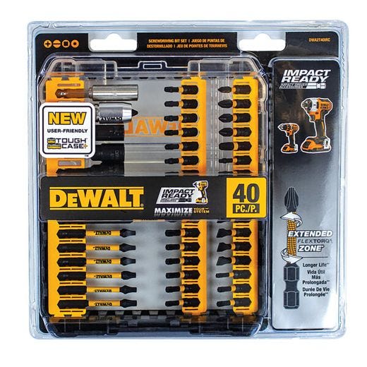 Dewalt 40 Piece Impact-Ready Screwdriver Set