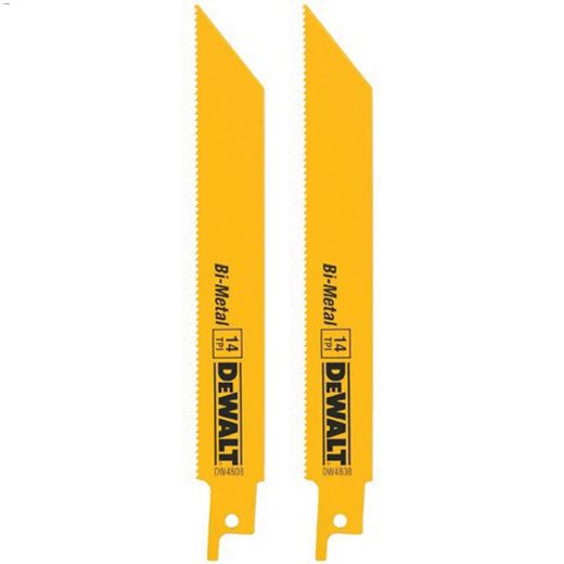 8" 14 TPI Bi-Metal Reciprocating Saw Blade-5/Pack