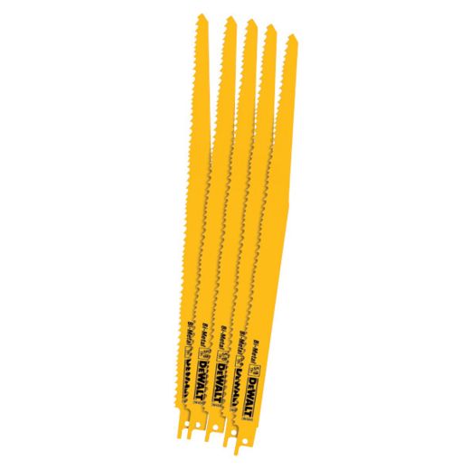 12" 5/8 TPI Bi-Metal Reciprocating Saw Blade-5/Pack