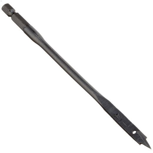 1/4" x 6" Carbon Steel Black Oxide Spade Bit