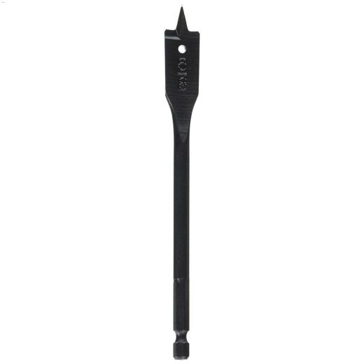 5/8" x 6" Carbon Steel Black Oxide Spade Bit