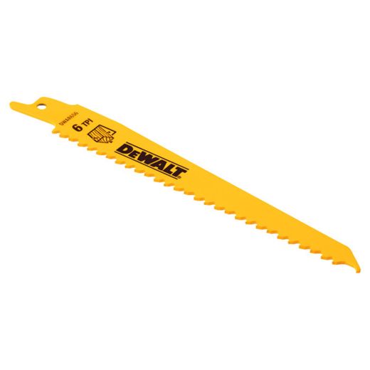 6" 6 TPI Bi-Metal Reciprocating Saw Blade