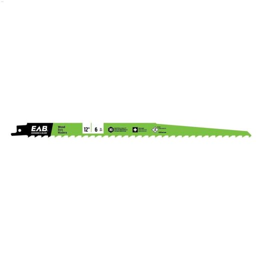 12" 6 TPI Bi-Metal Industrial Reciprocating Saw Blade