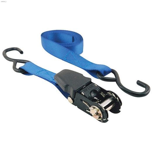 6' x 1" Blue Ratchet Strap-2/Pack