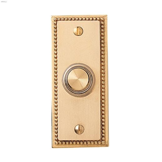 Solid Brass Recessed Mount Wired Push Button
