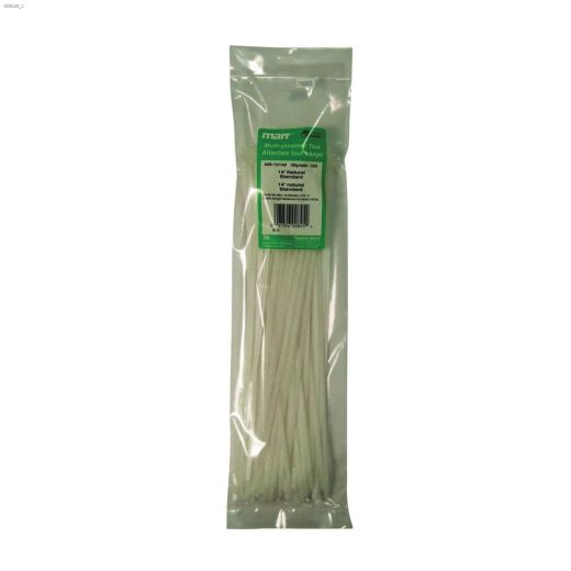 14-1/2" x 0.19" Natural Cable Tie-100/Pack