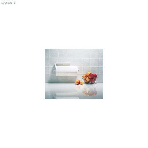 13" x 5" White Basic Paper Towel Holder