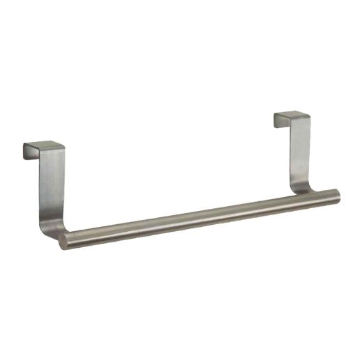 9" Brushed Stainless Steel Forma Over-Cabinet Towel Bar