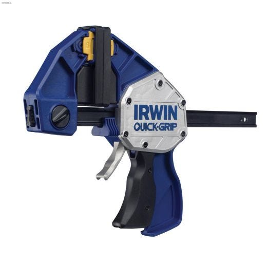 QUICK-GRIP 12" x 3-5/8" Heavy-Duty One-Handed Bar Clamp