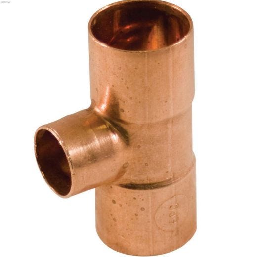 3/4" x 1/2" x 3/4" C x C x C Copper Tee