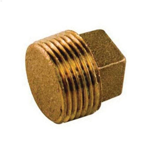 3/4" Thread Bronze Cored Plug