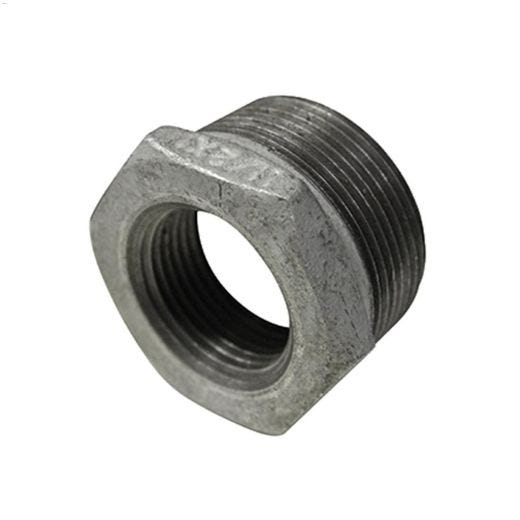 1-1\/2\" x 1\" Galvanized Malleable Iron Hex Bushing