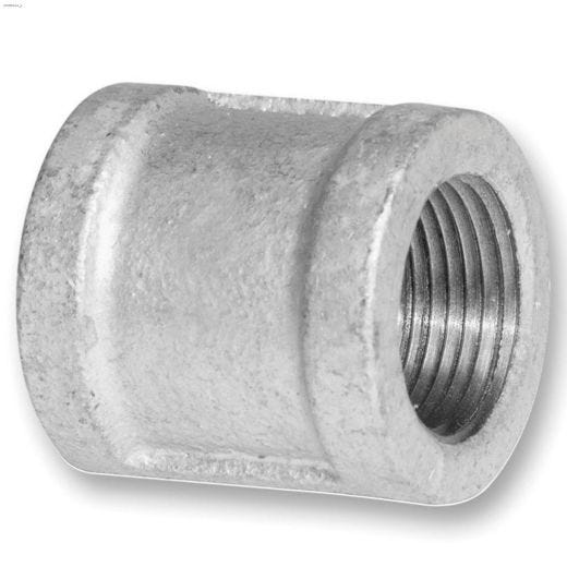 3/8" Galvanized Malleable Iron Coupling