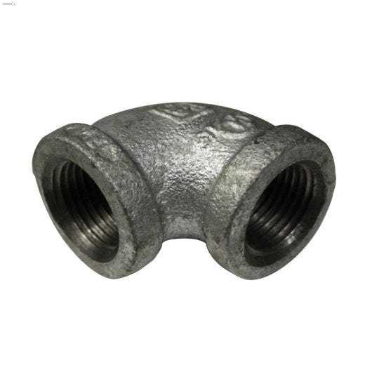 1/2" Galvanized Malleable Iron 90 Degree Elbow
