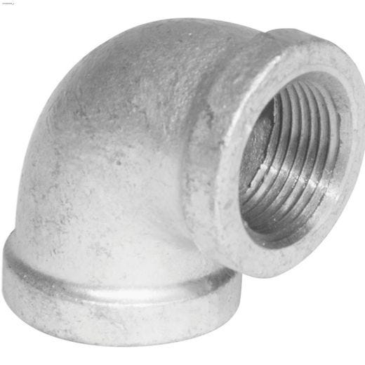 3/4" Galvanized Malleable Iron 90 Degree Elbow