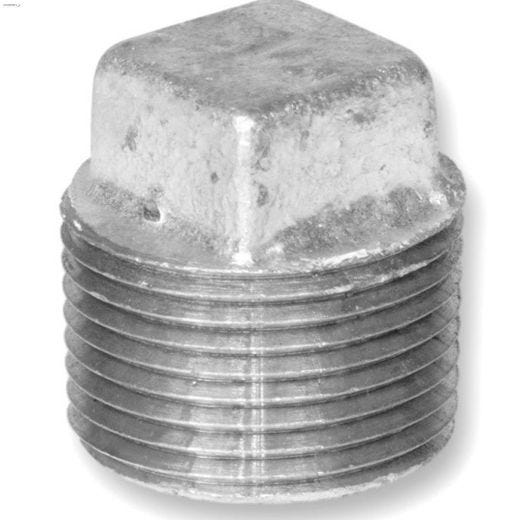 3/8" Galvanized Malleable Iron Plug