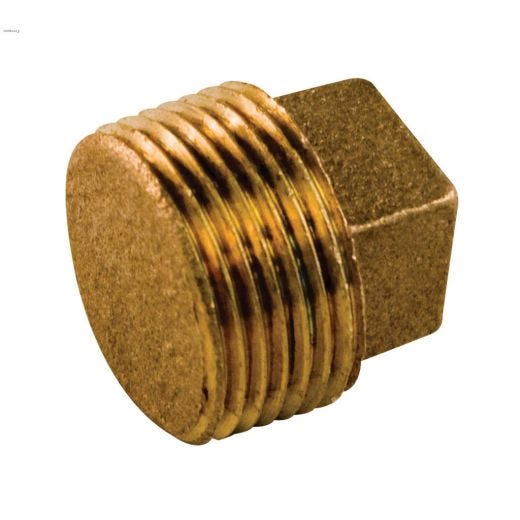 3\/8\" Thread Bronze Solid Plug