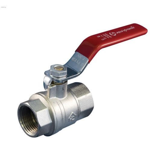 Aqua-dynamic\u00ae 1\/2\" Thread Forged Brass Full Port Ball Valve