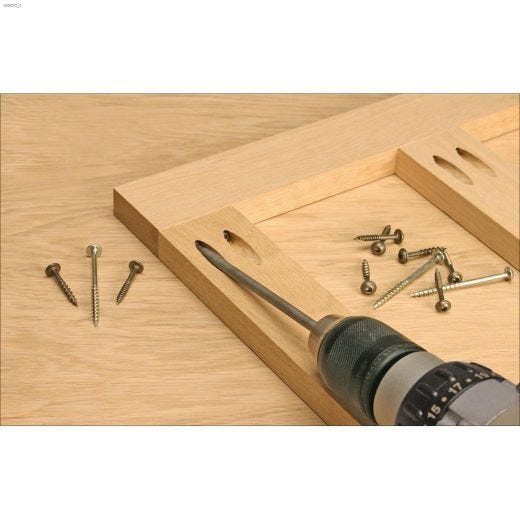 #8 x 2-1/2" Maxi-Loc Washer Head Pocket Hole Screw-50/Pack