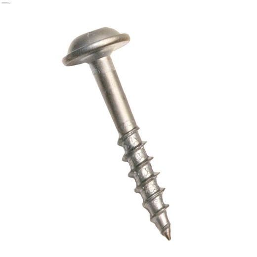 Vis rondelle perçage oblique Maxi-Loc #8x1-1/4" zinc 100/pqt